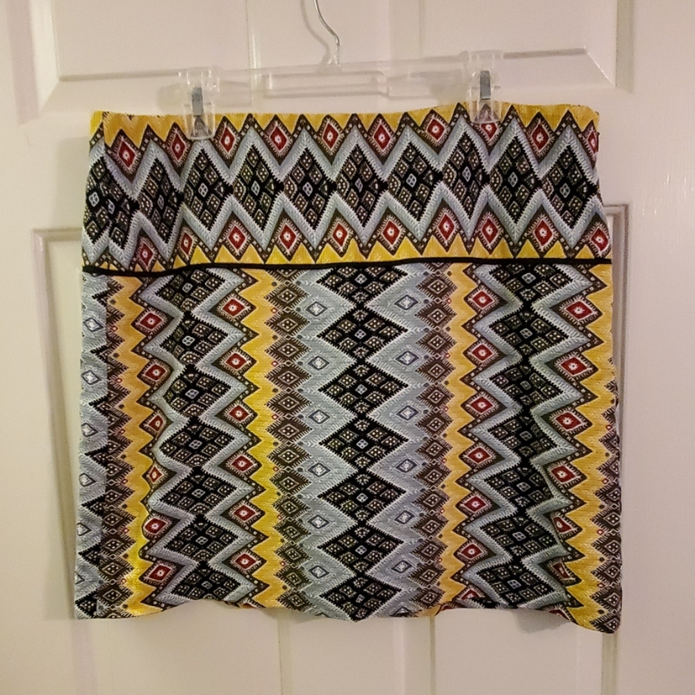 LOFT Patterned Skirt